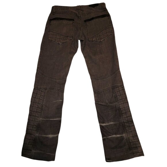 Rogue Destructed Slim Moto Jean Gray Men's 31. Mid Rise, Excellent Motorcycle - Picture 7 of 7